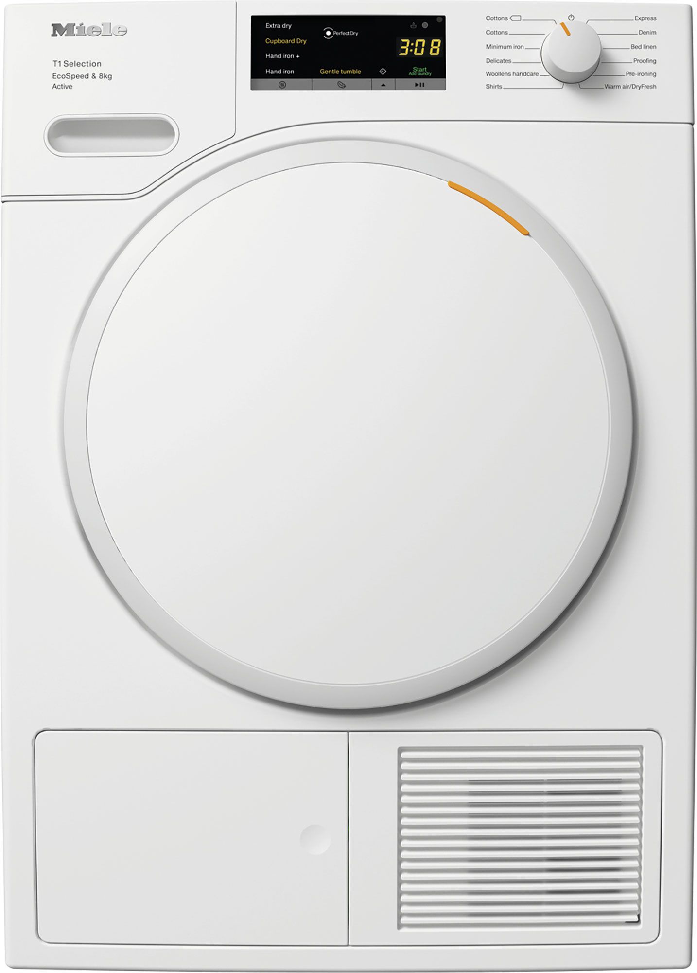 Miele TSA523 WP Heat Pump Tumble Dryer - 8 Kg - White - EcoSpeed